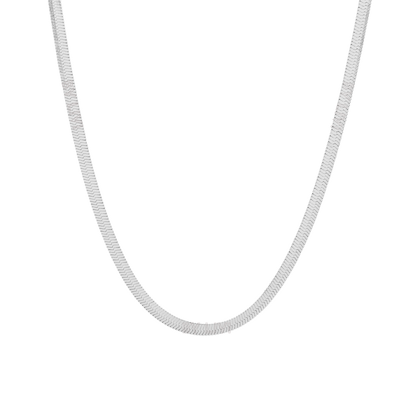 SNAKE halskæde - sølv